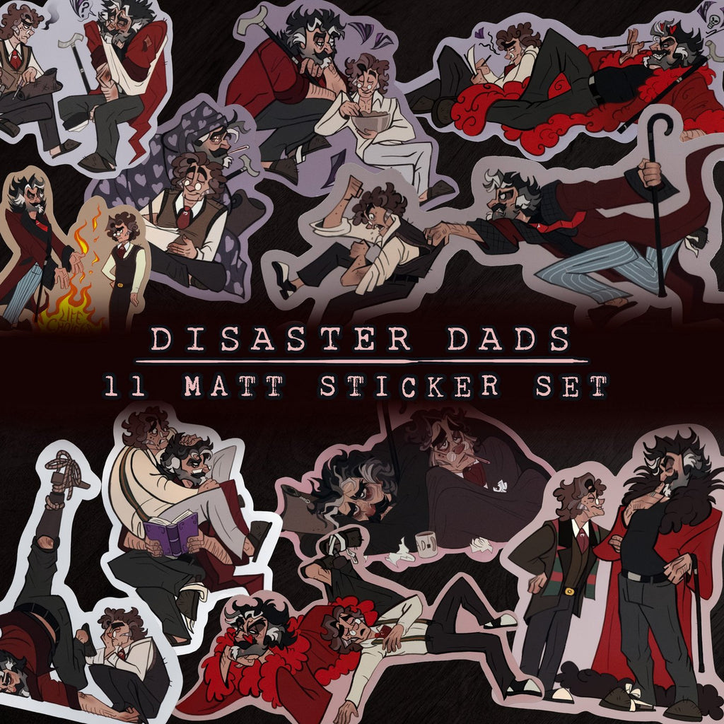 Disaster Dads ✦ Matt Vinyl Stickers