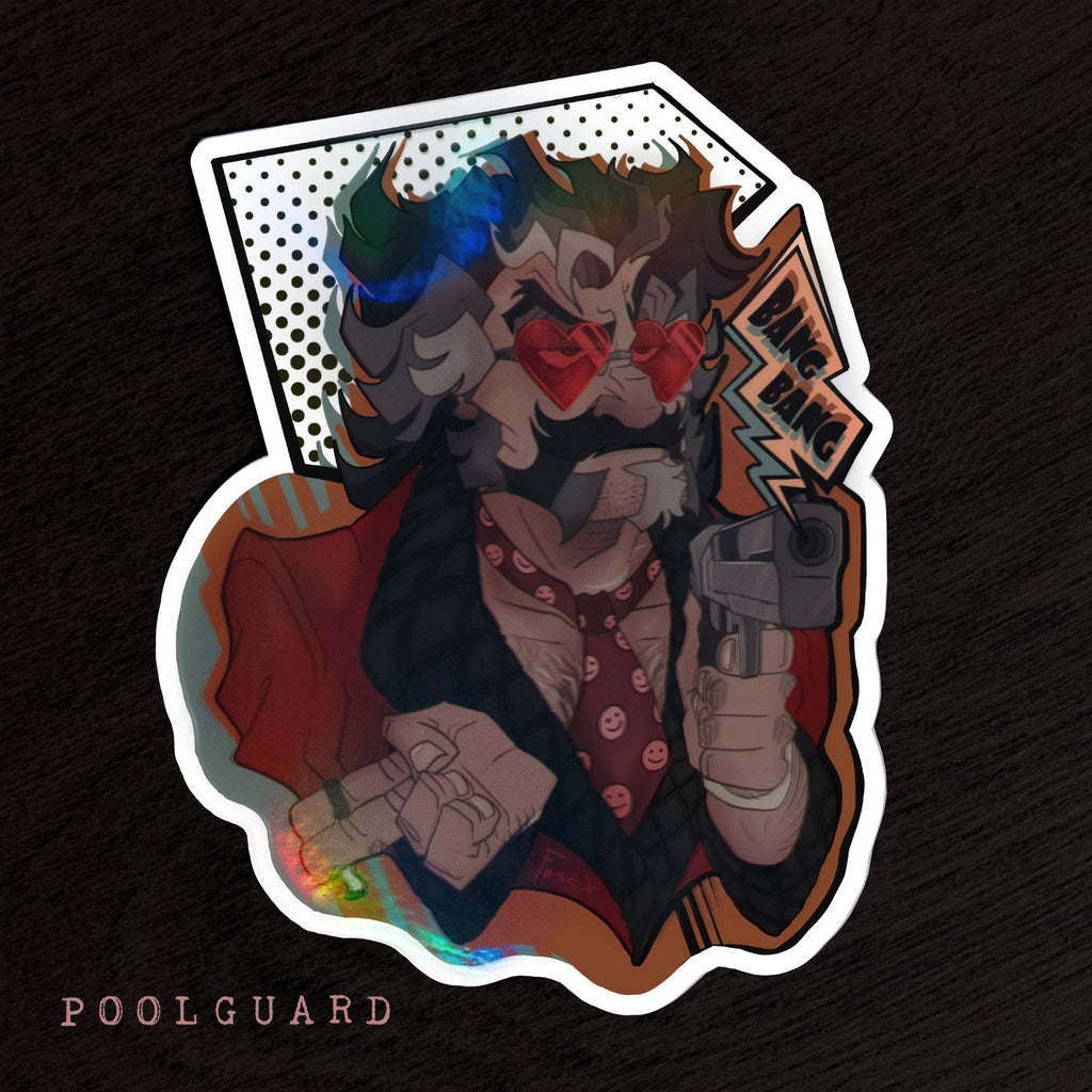 Grimport Menace ✦ Holographic Vinyl Stickers