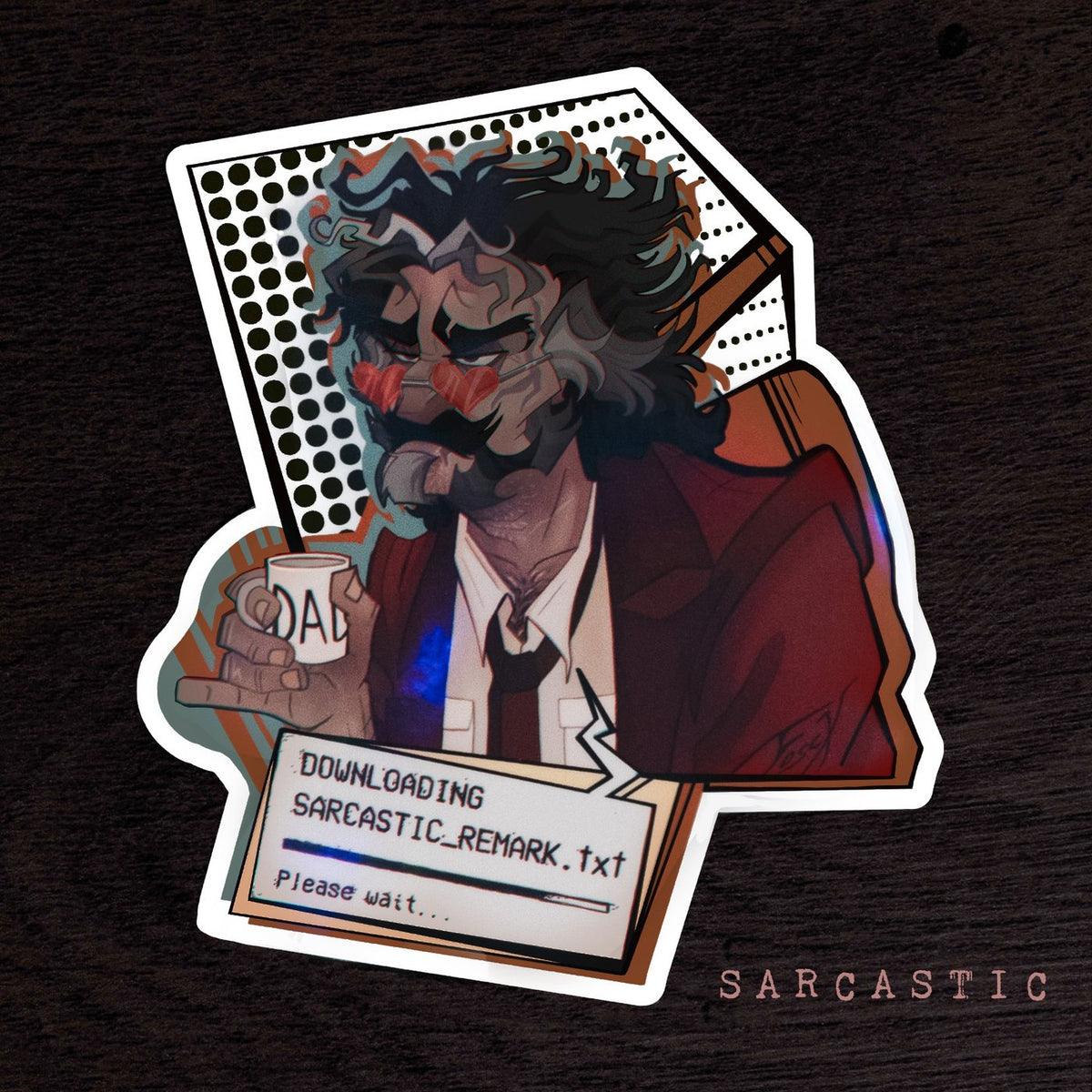Grimport Menace ✦ Holographic Vinyl Stickers