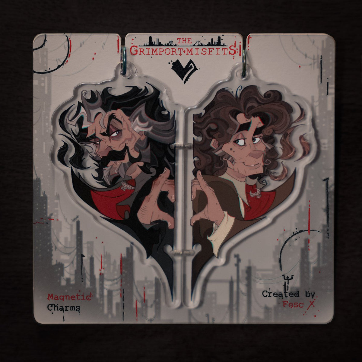 Soulmates ✦ Magnetic Doublesided Acrylic Charms
