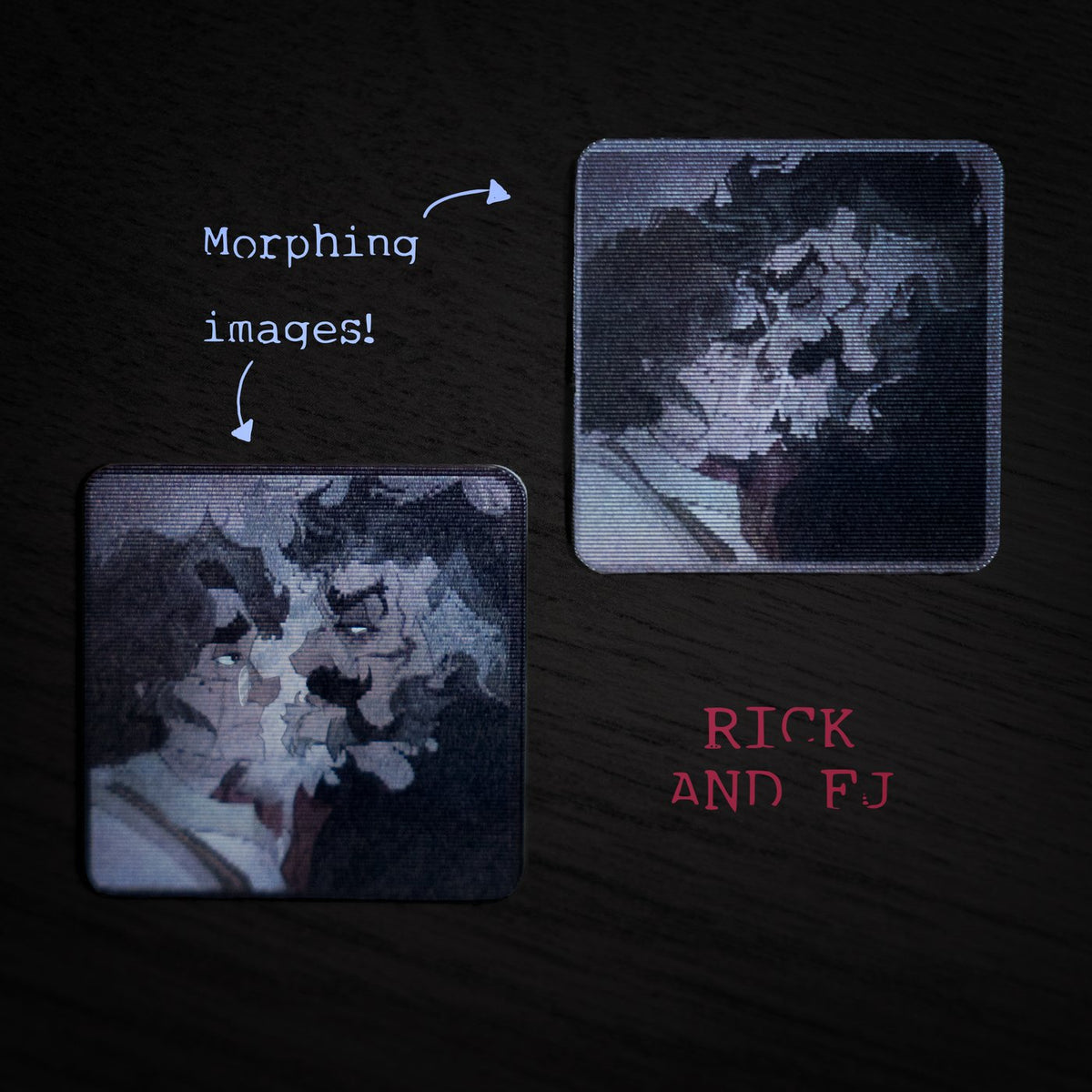 Messy Specks ✦ Lenticular Stickers