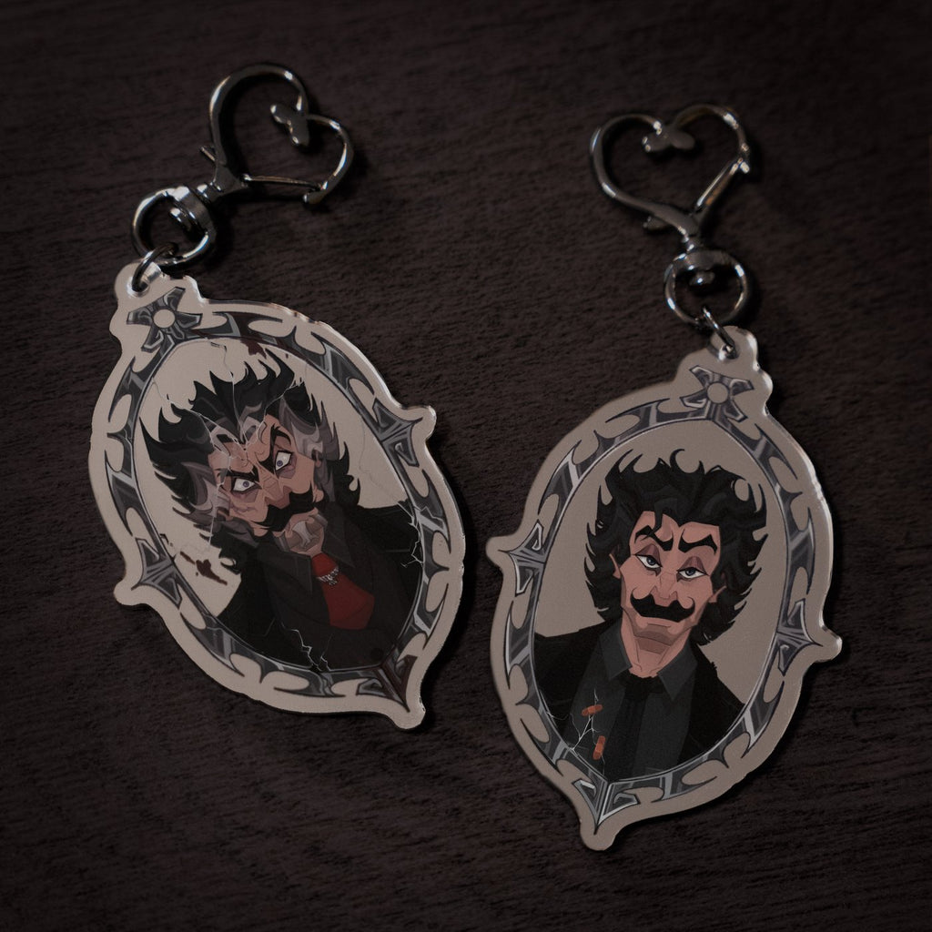 Reflections ✦ Doublesided Mirror Acrylic Charm