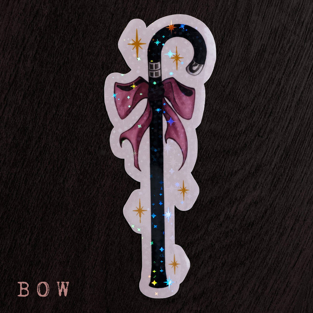 Chaos Canes ✦ Sparkly Vinyl Stickers