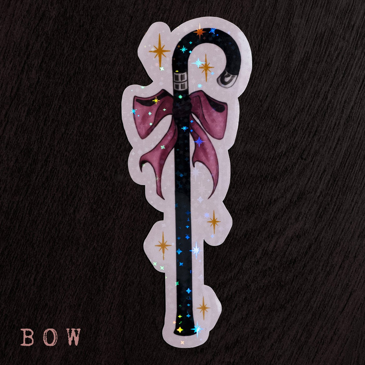 Chaos Canes ✦ Sparkly Vinyl Stickers