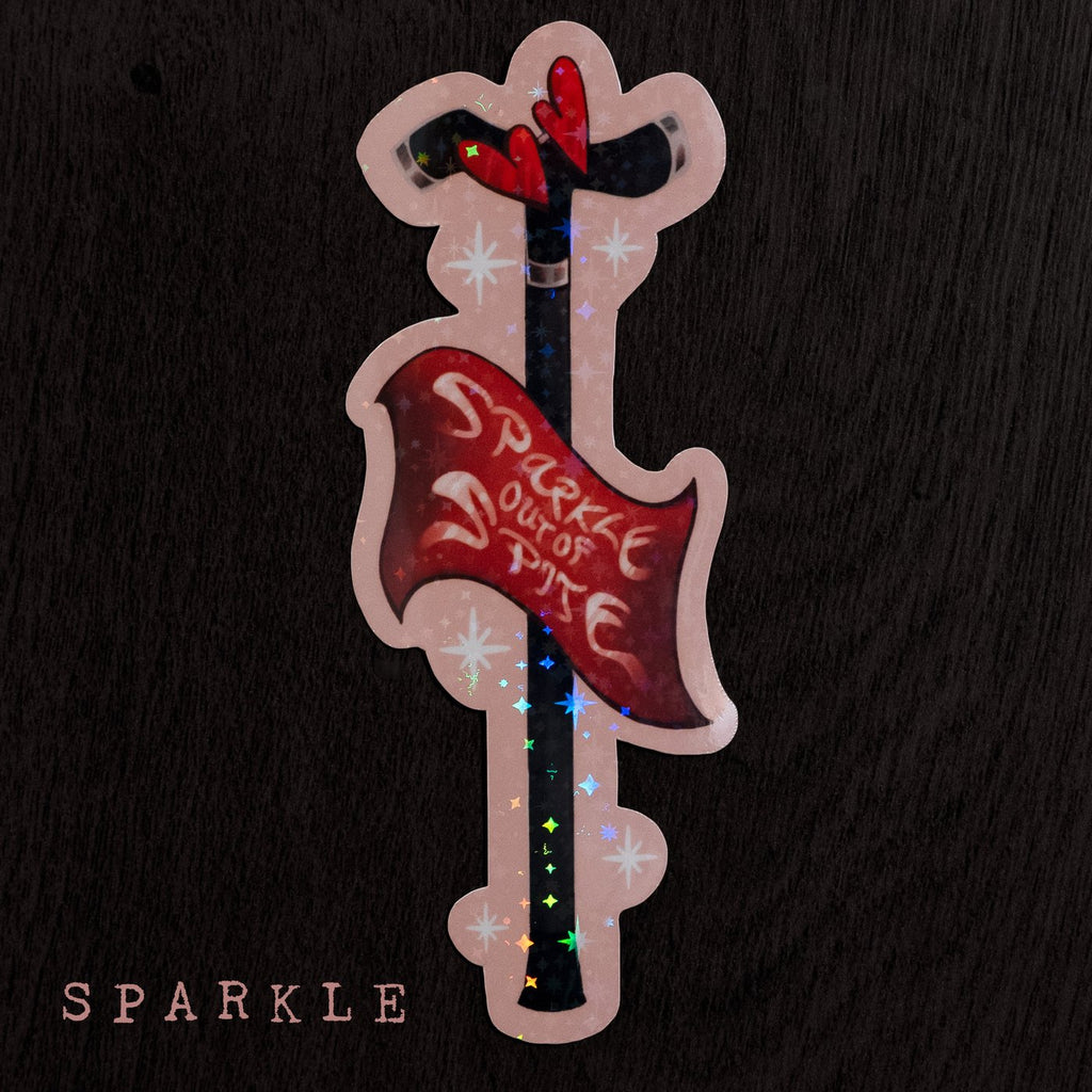 Chaos Canes ✦ Sparkly Vinyl Stickers