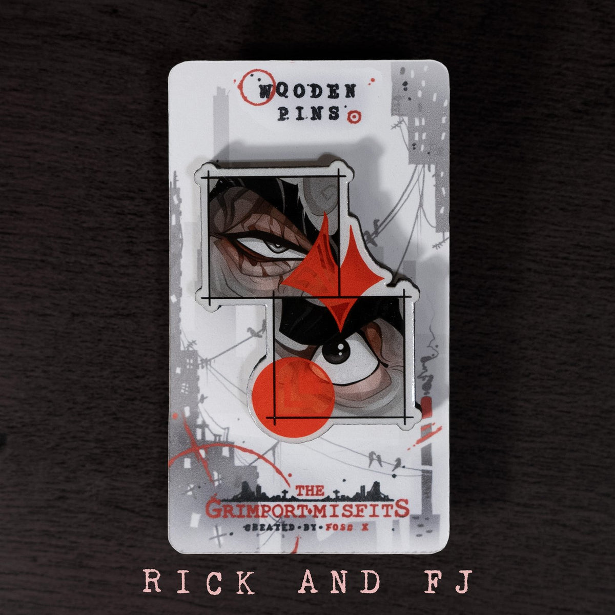 The Red Thread ✦ Wooden Pins