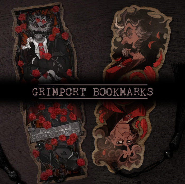Grimport Transparent Bookmarks