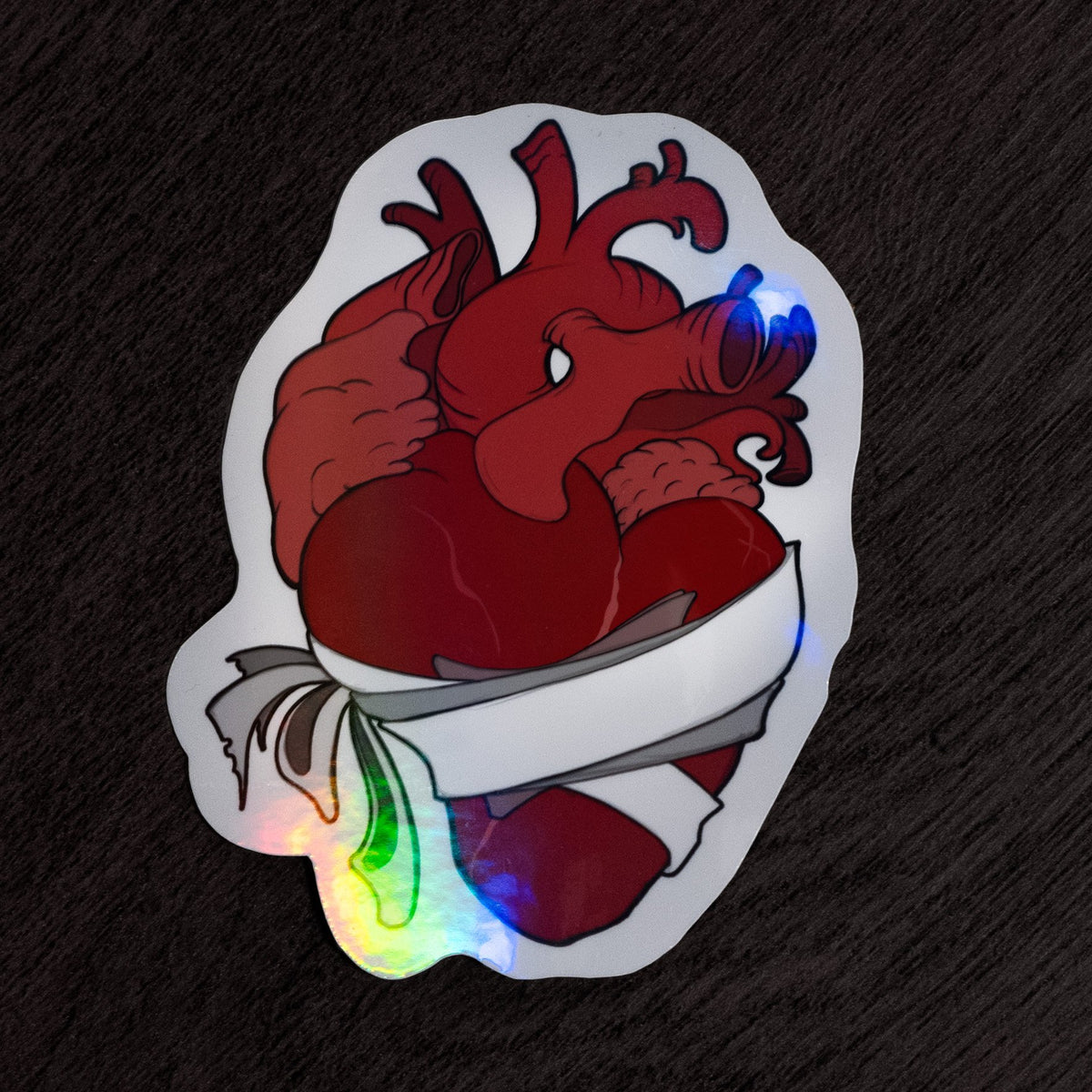 Healing Heart ✦ Holographic Vinyl Sticker