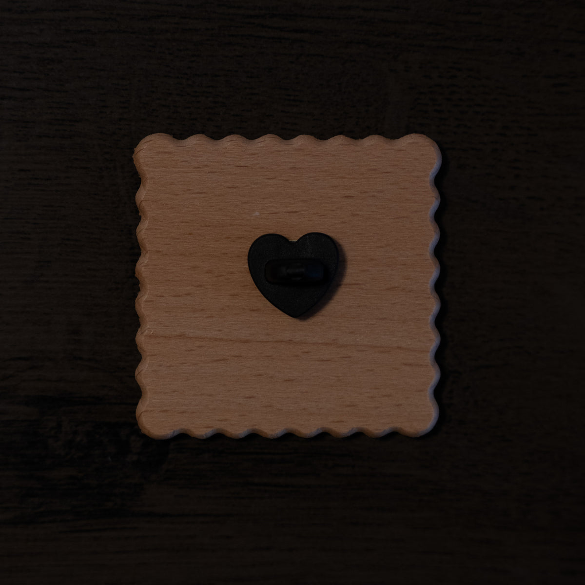 Kostrov Cookie ✦ Embossed Wooden Pin