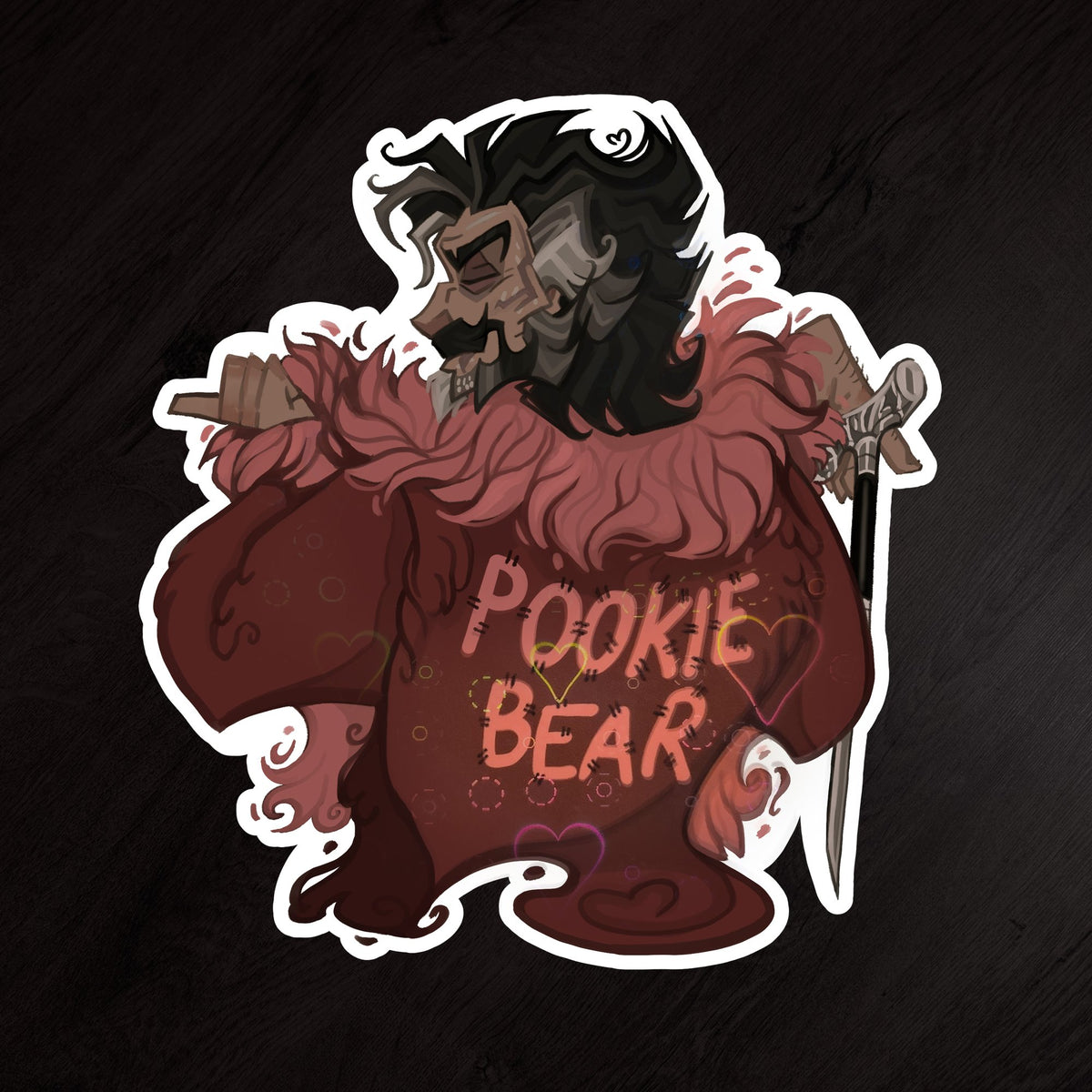 Pookie Bear ✦ Holographic Vinyl Sticker